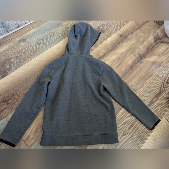 Old Navy Active Dynamic Fleece Gray Long Sleeve Zip Up Jacket Youth Medium 8 - Picture 3 of 6
